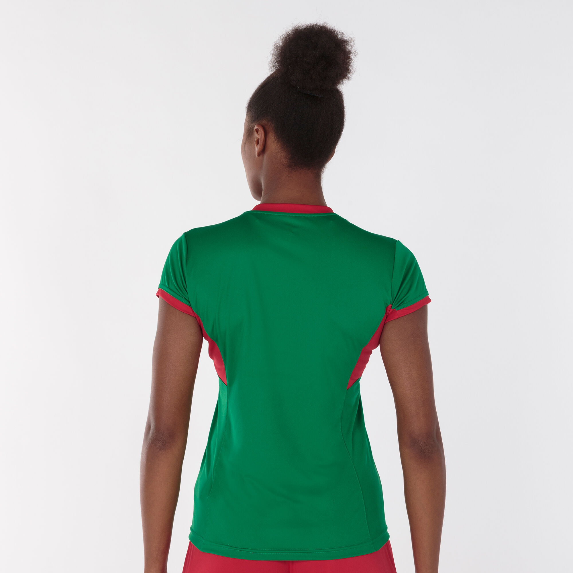 Camiseta manga corta mujer Championship IV verde rojo