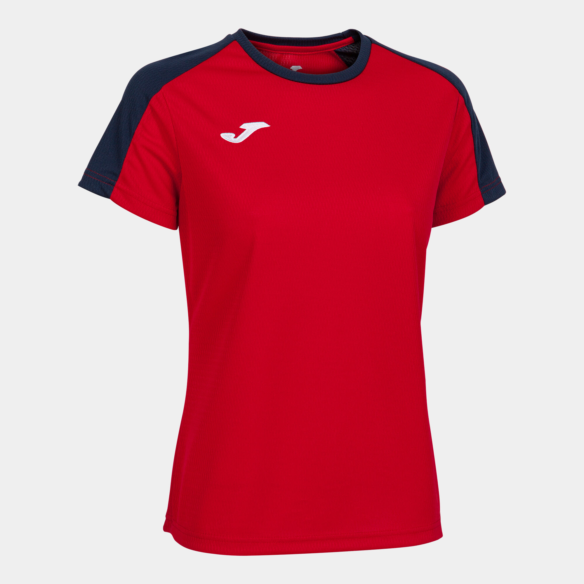 Camiseta manga corta mujer Eco Championship rojo marino