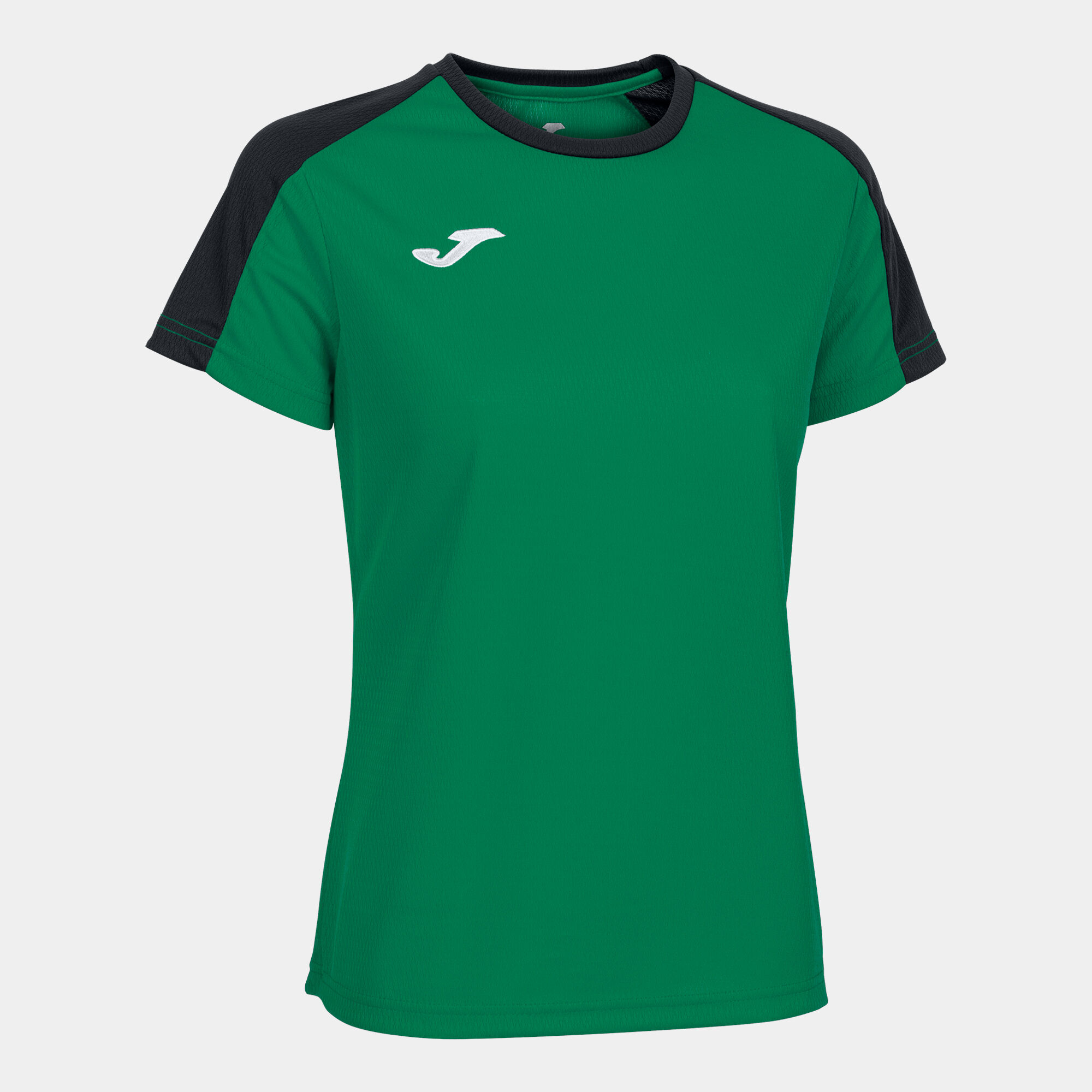 Camiseta manga corta mujer Eco Championship verde negro
