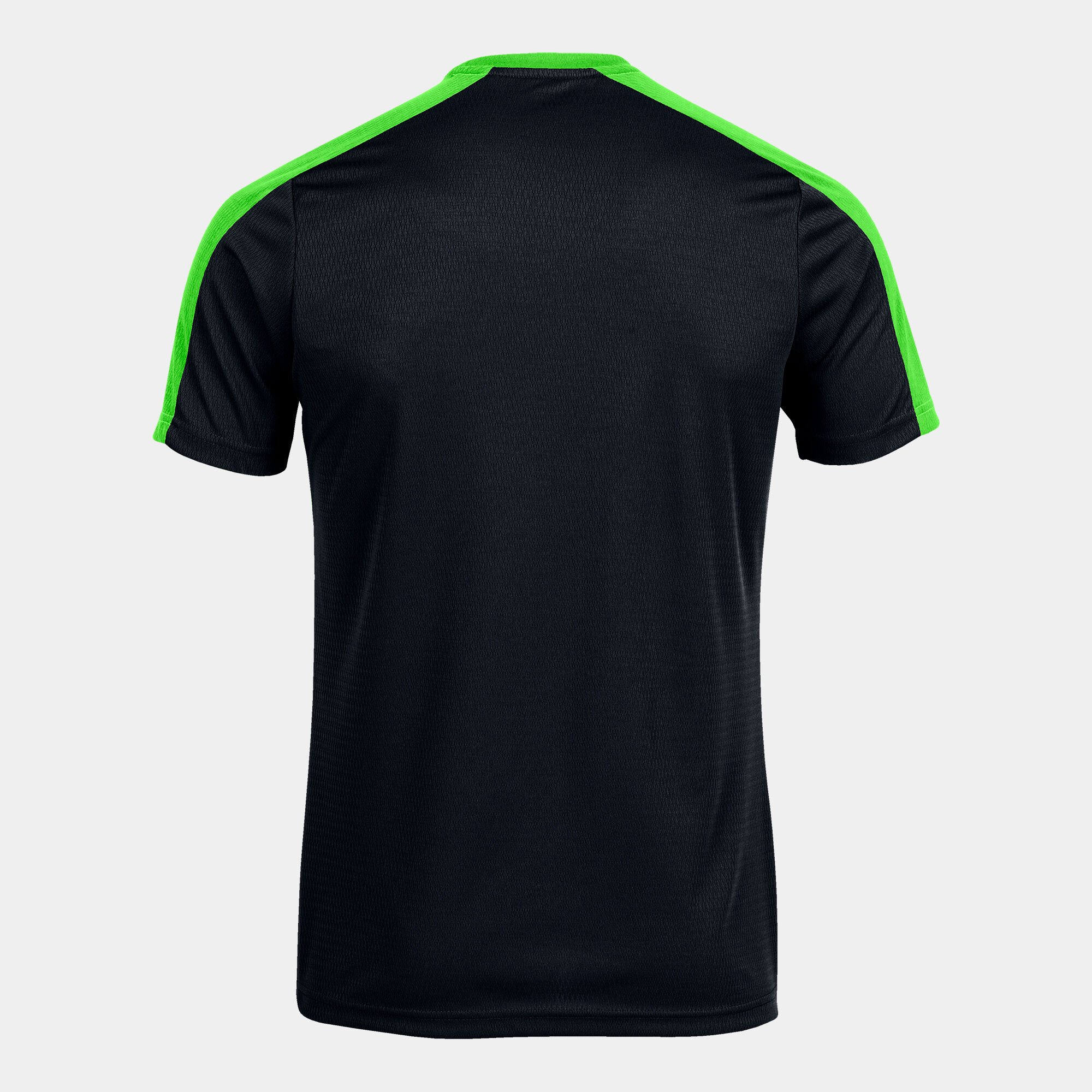 Camiseta manga corta hombre Eco Championship negro verde flúor