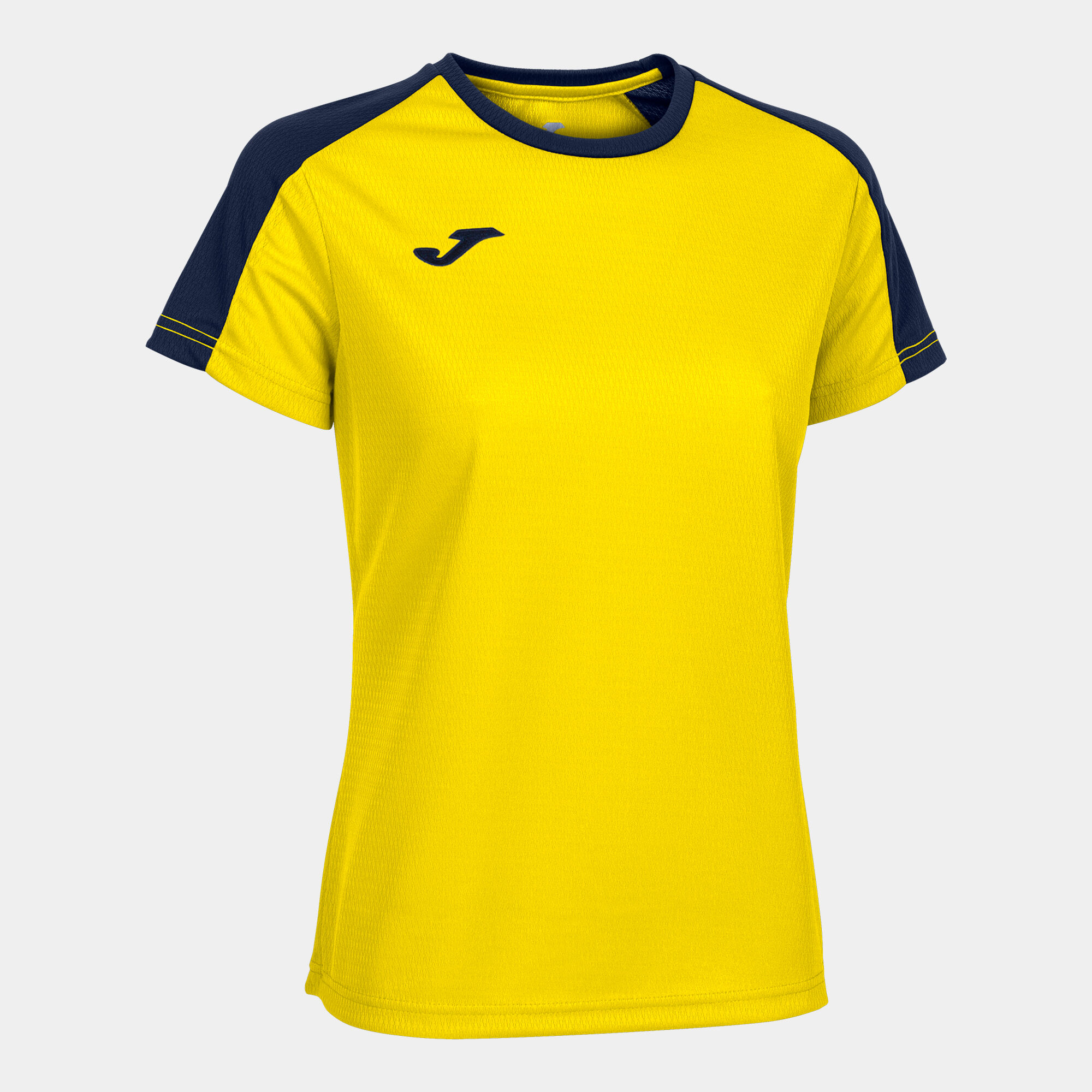 Camiseta manga corta mujer Eco Championship amarillo marino