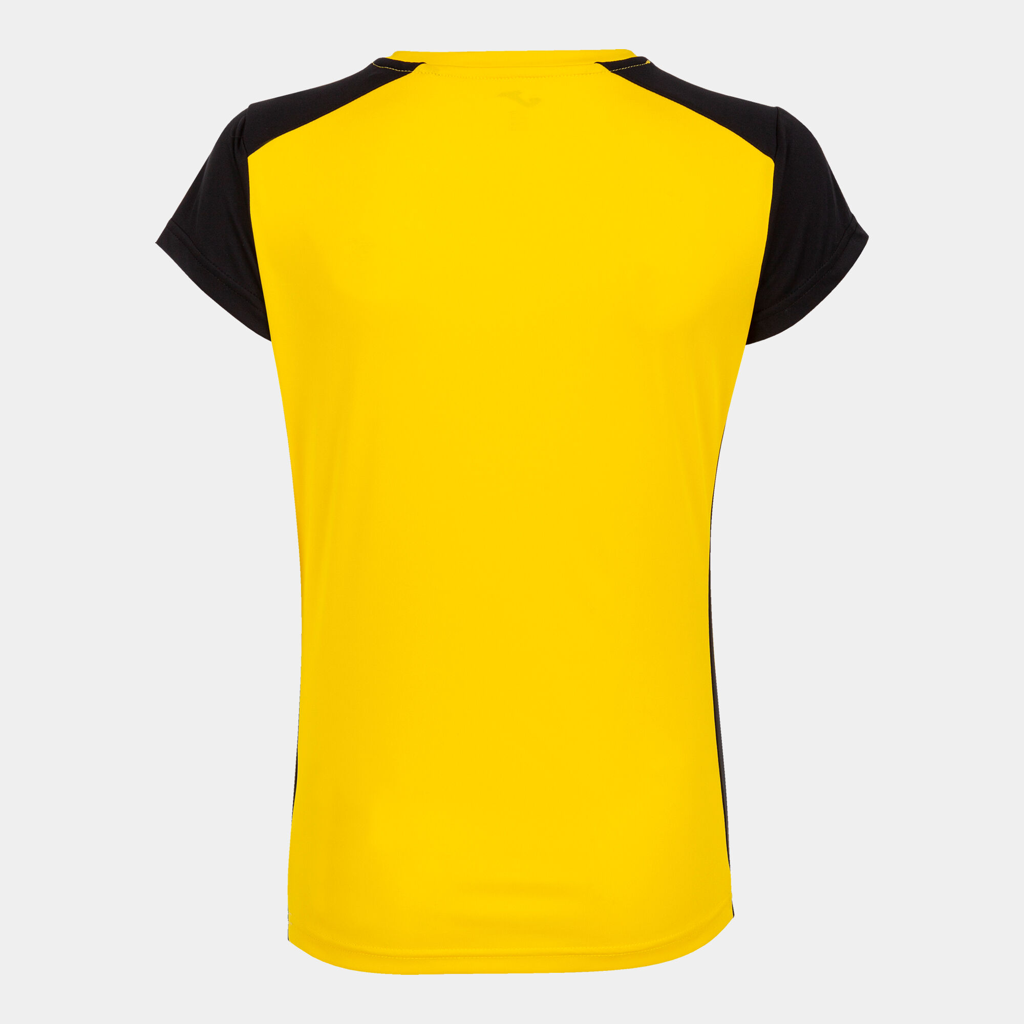 Camiseta manga corta mujer Record II amarillo negro