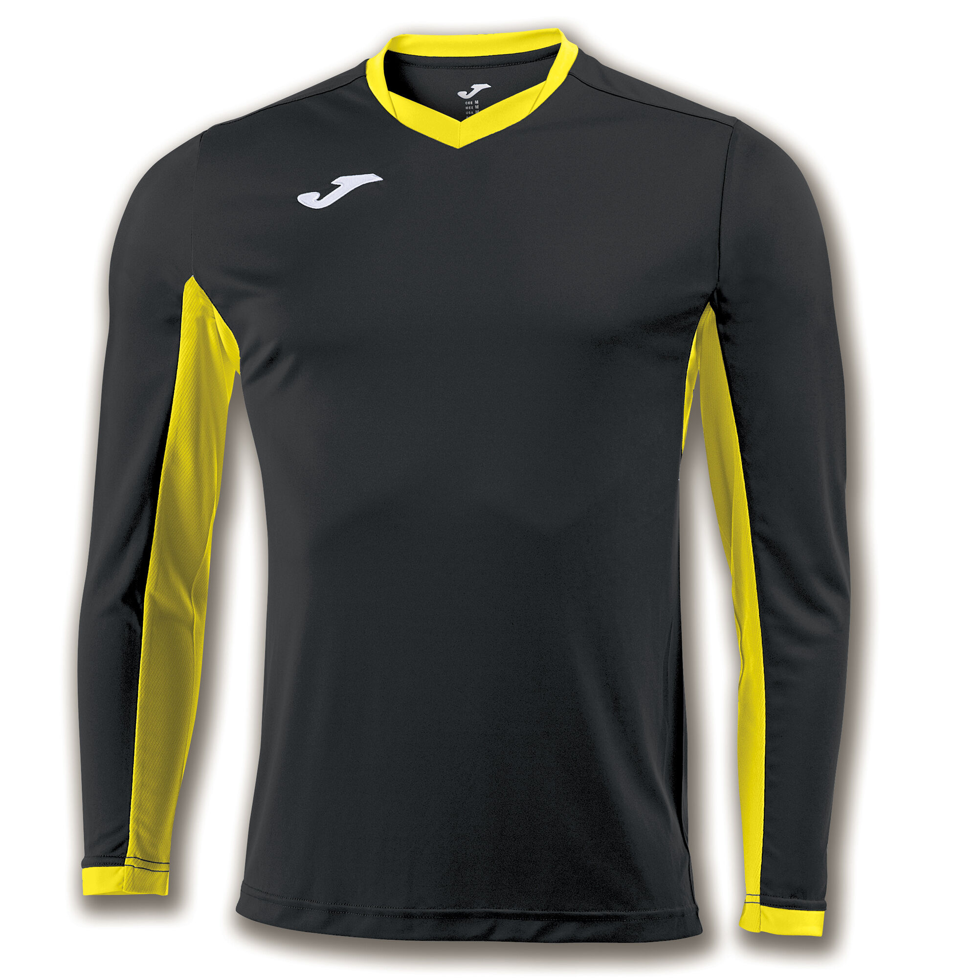 Camiseta manga larga hombre Championship IV negro amarillo