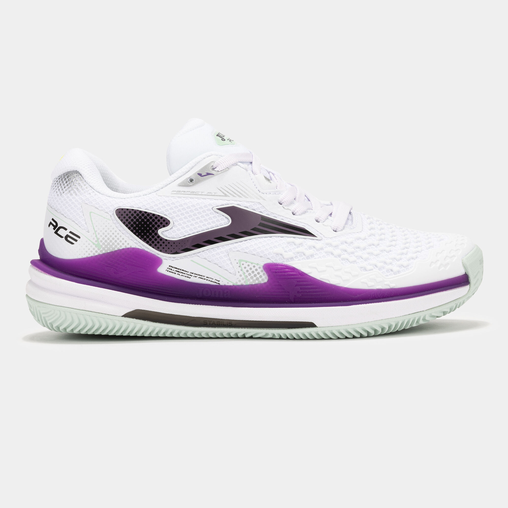 Zapatillas Ace Lady 24 clay mujer blanco morado