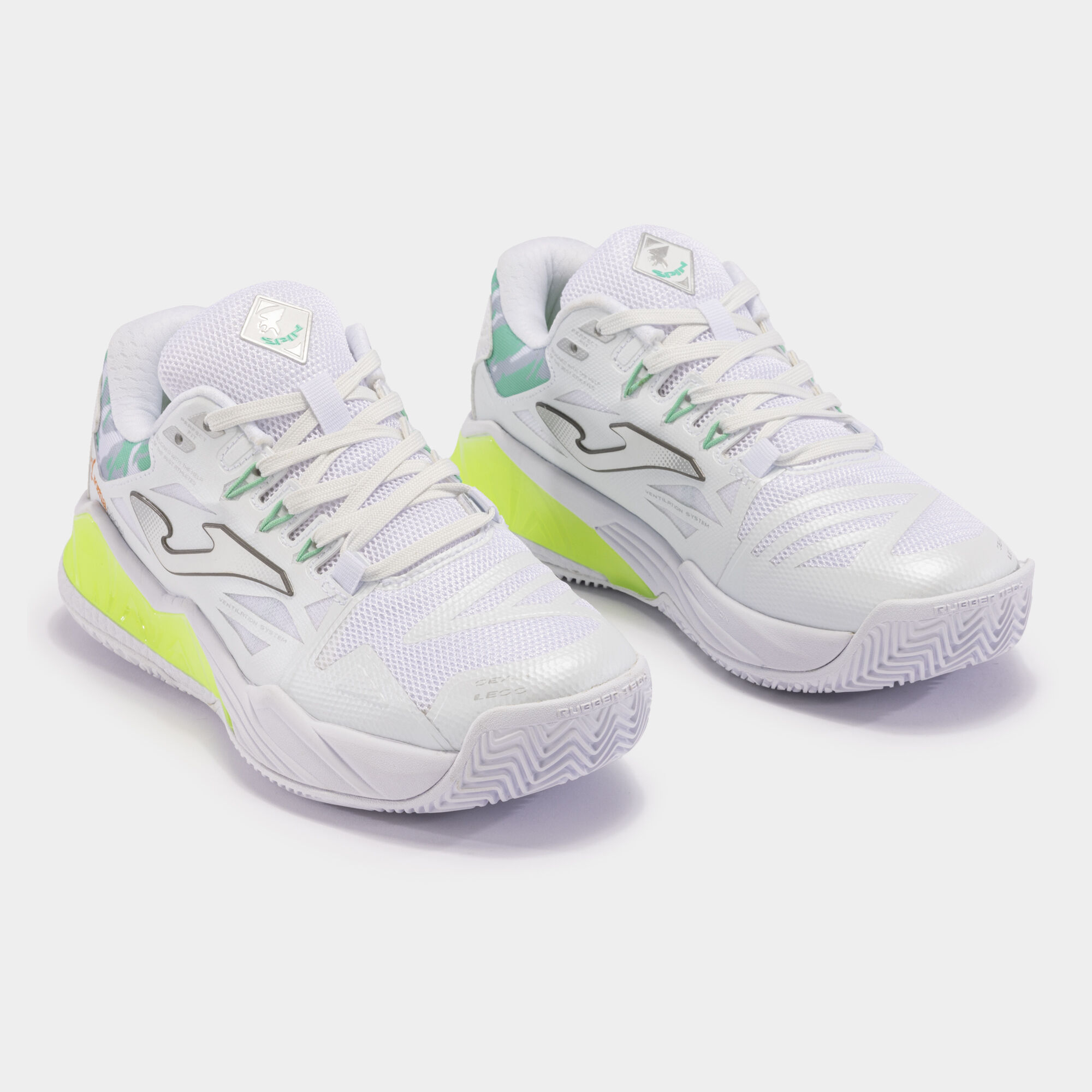 Zapatillas Spin Lady 24 mujer blanco verde