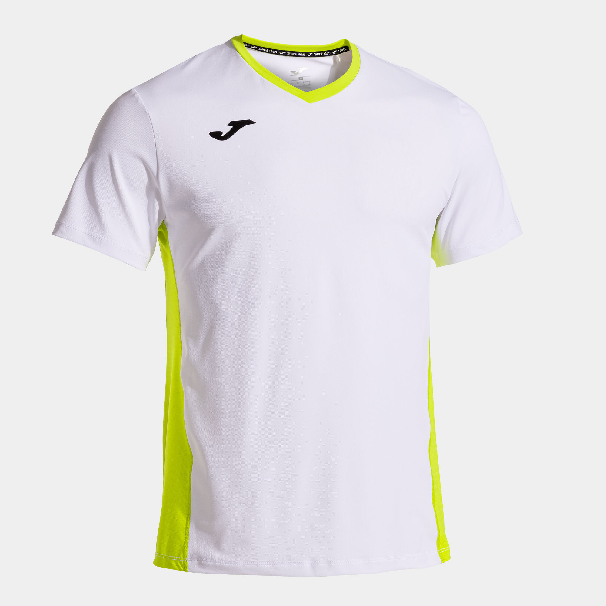 Camiseta manga corta hombre Court blanco verde