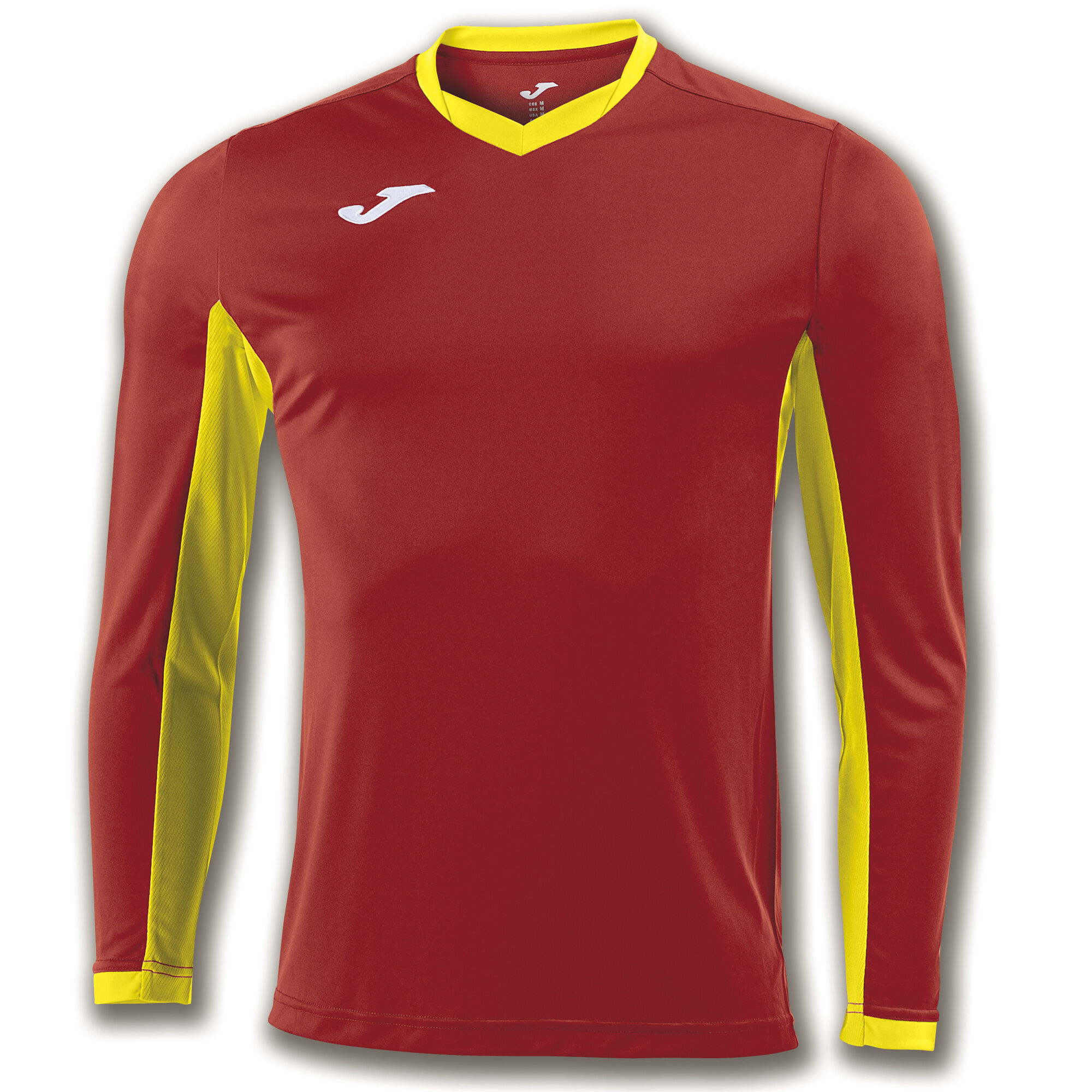 Camiseta manga larga hombre Championship IV rojo amarillo