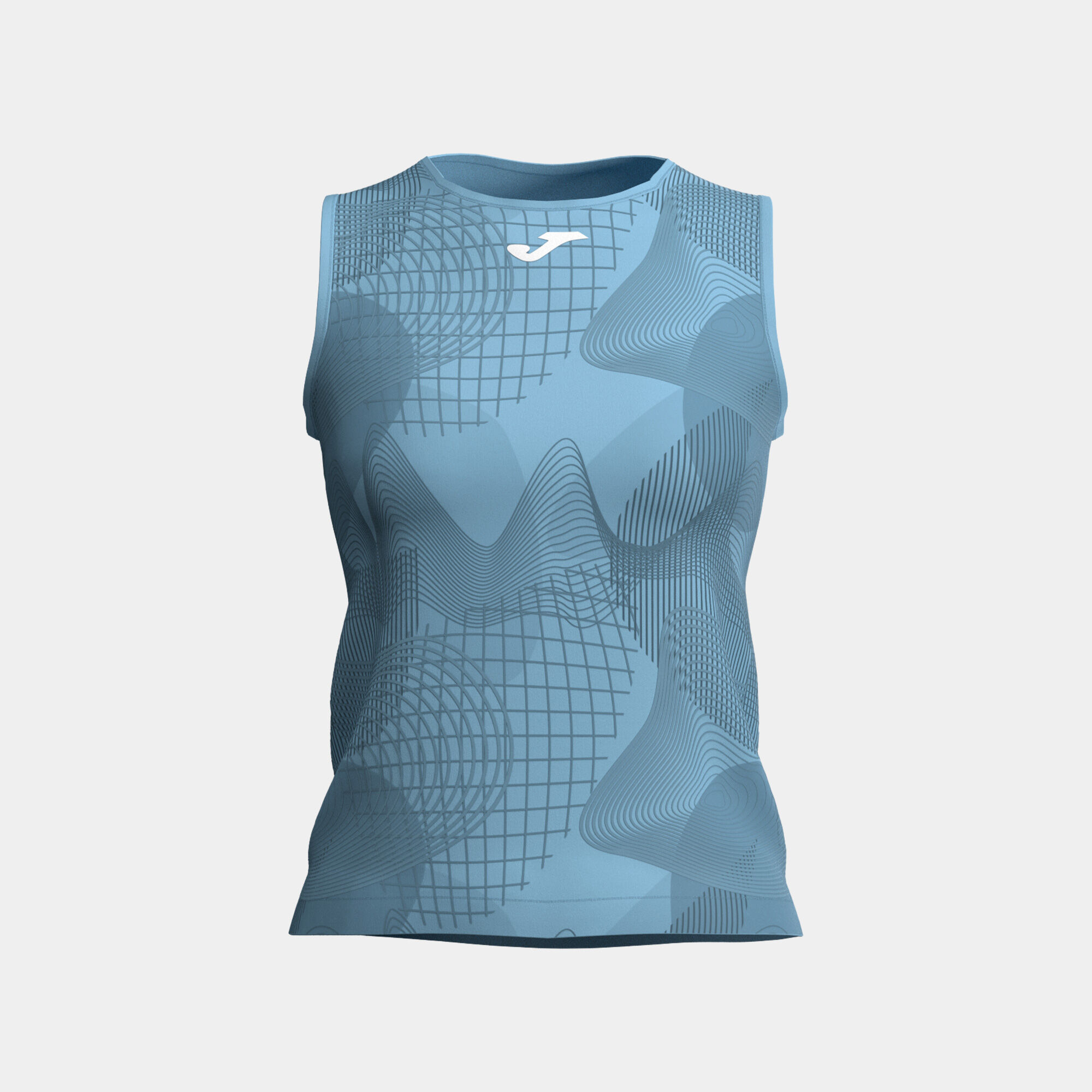 Camiseta tirantes mujer Challenge turquesa