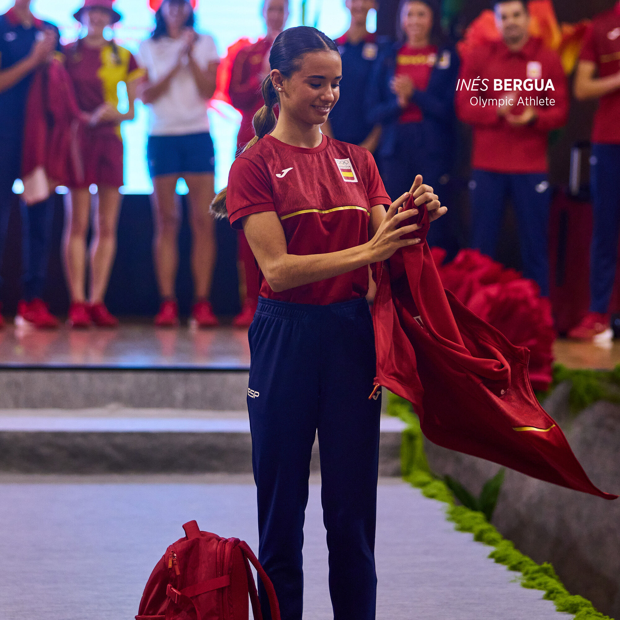 CAMISETA MANGA CORTA MUJER  PASEO C COMITE OLIMPICO ESPAÑOL