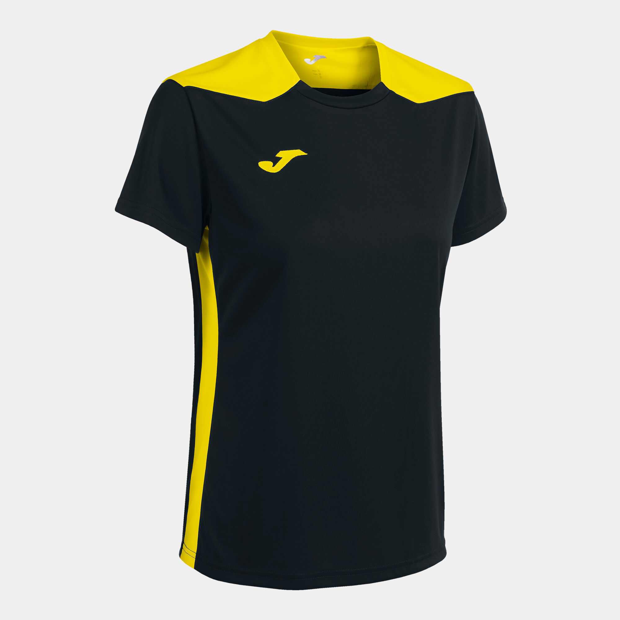 Camiseta manga corta mujer Championship VI negro amarillo