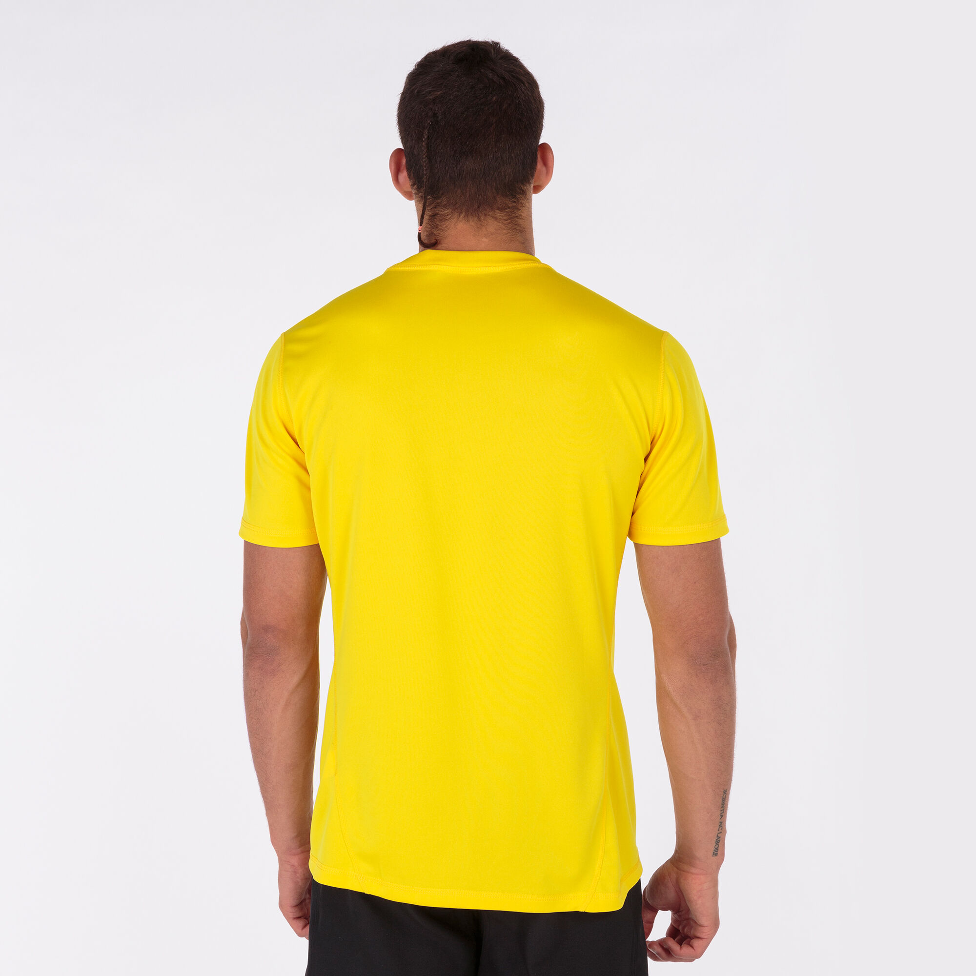 Camiseta manga corta hombre Strong amarillo