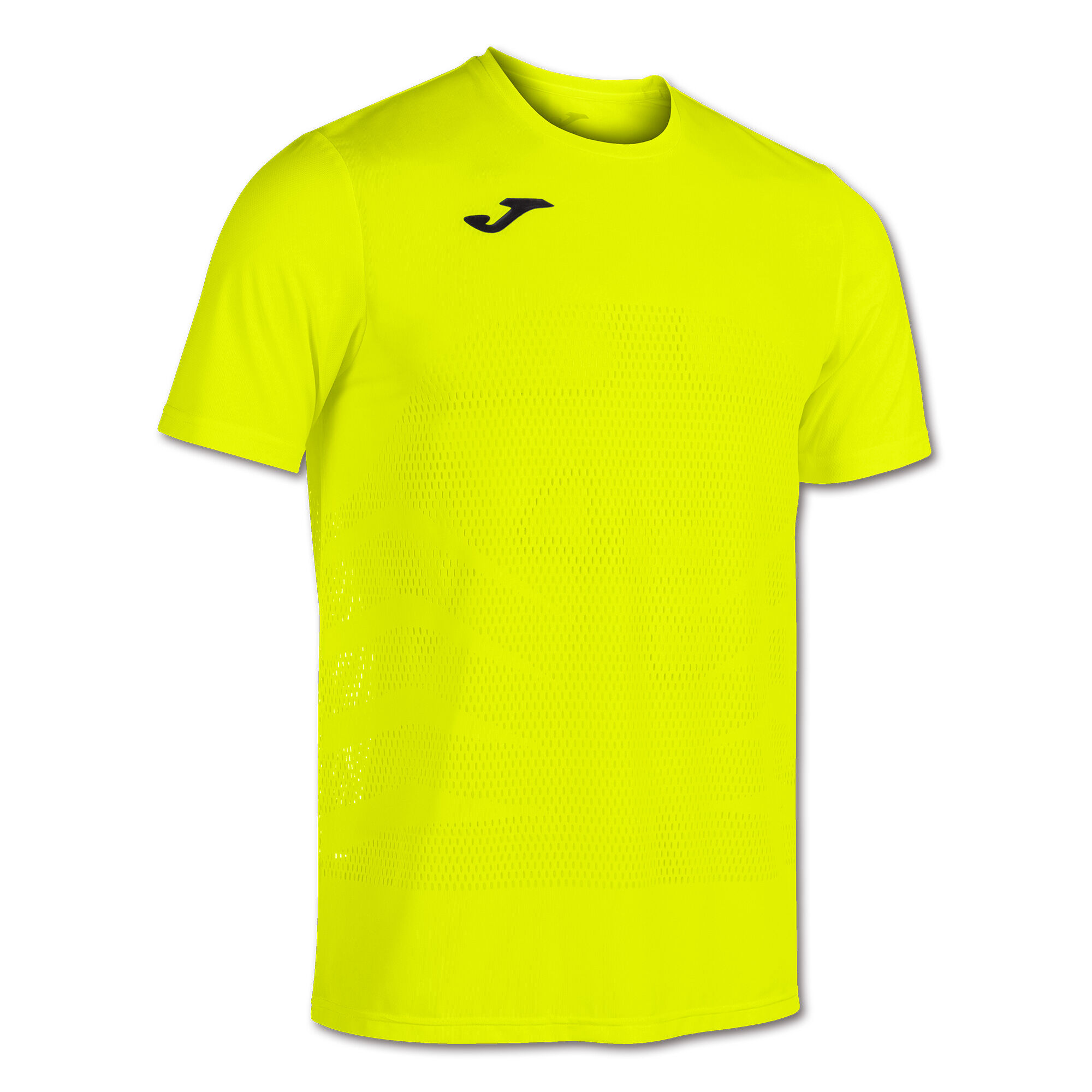 Camiseta manga corta hombre Marathon amarillo flúor