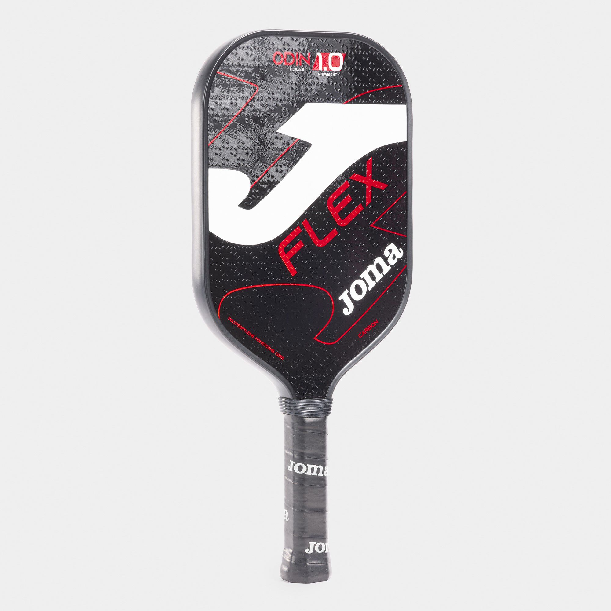 Pala de pickleball Odin 1.0 negro rojo