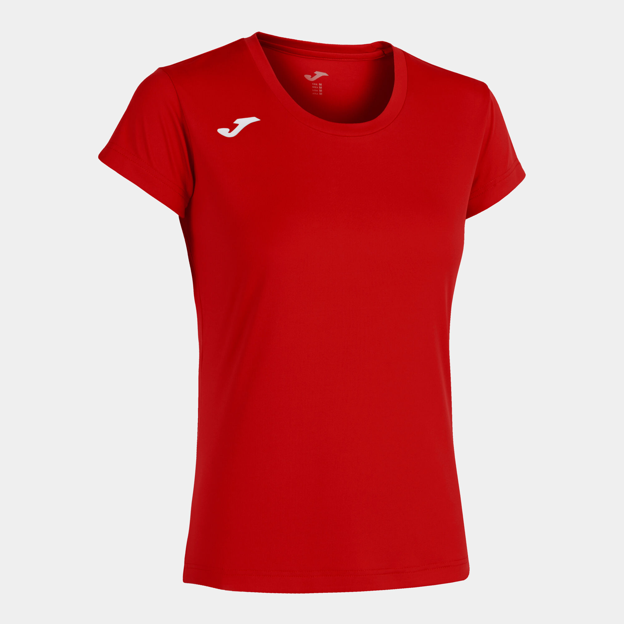 Camiseta manga corta mujer Record II rojo