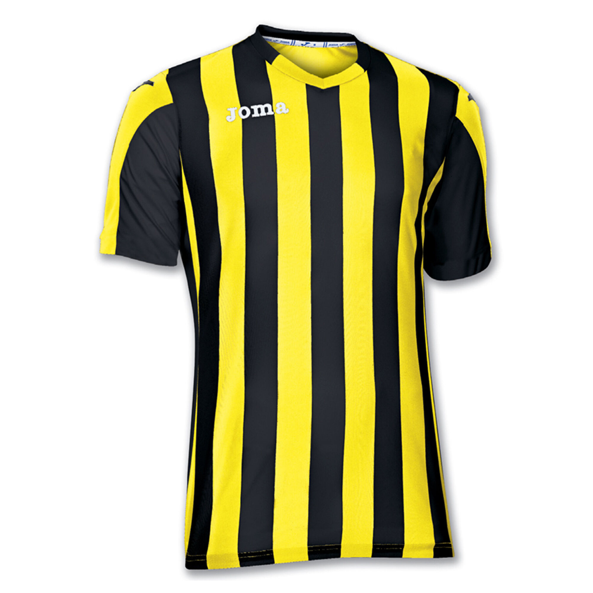 Camiseta manga corta hombre Copa amarillo negro