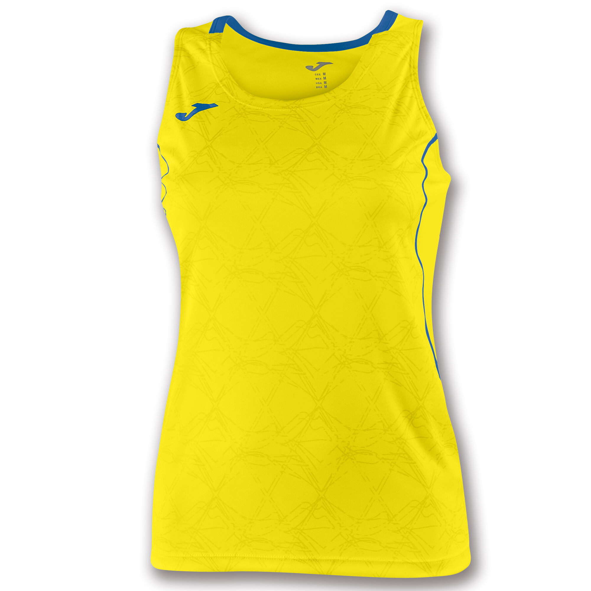 Camiseta sin mangas mujer Olimpia amarillo