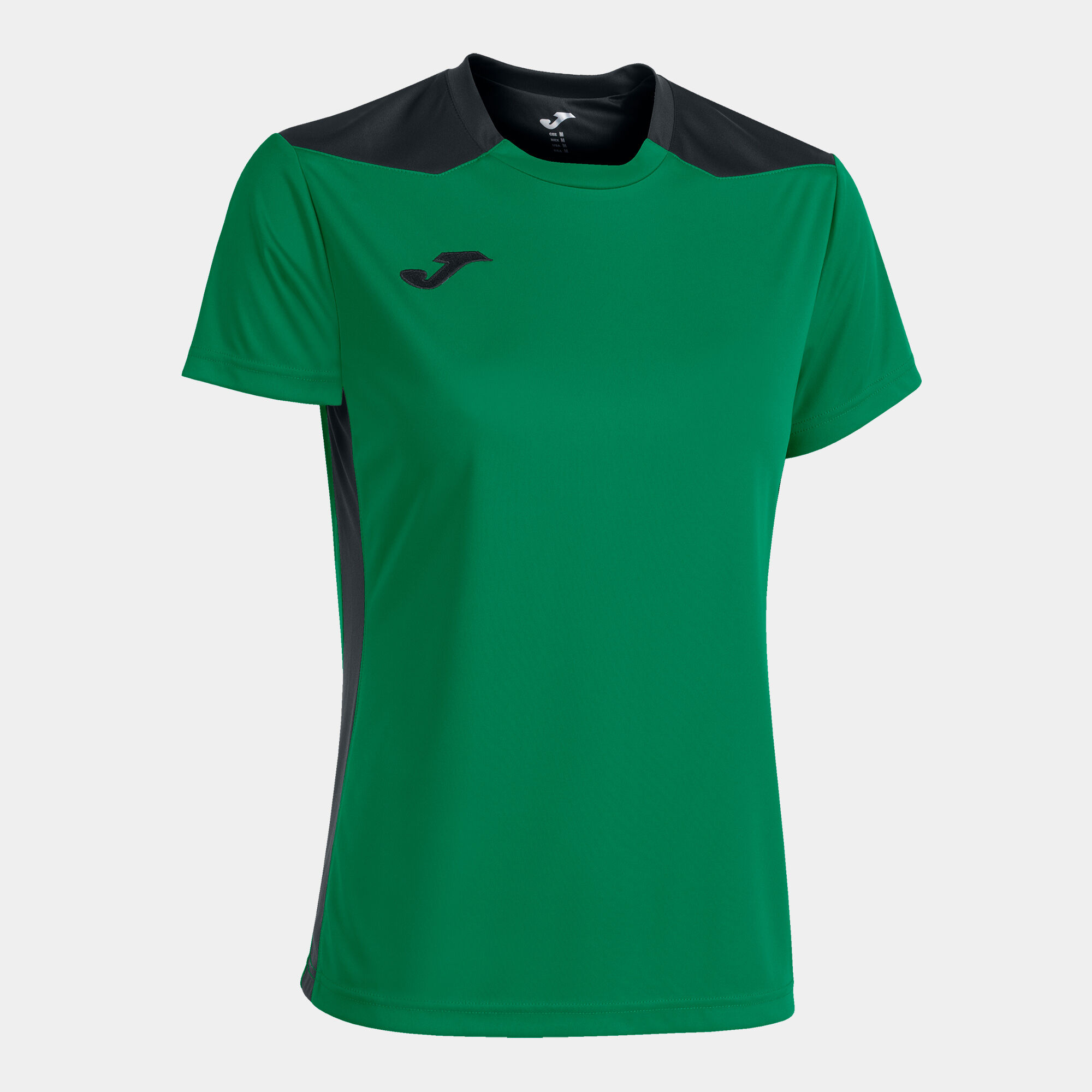 Camiseta manga corta mujer Championship VI verde negro