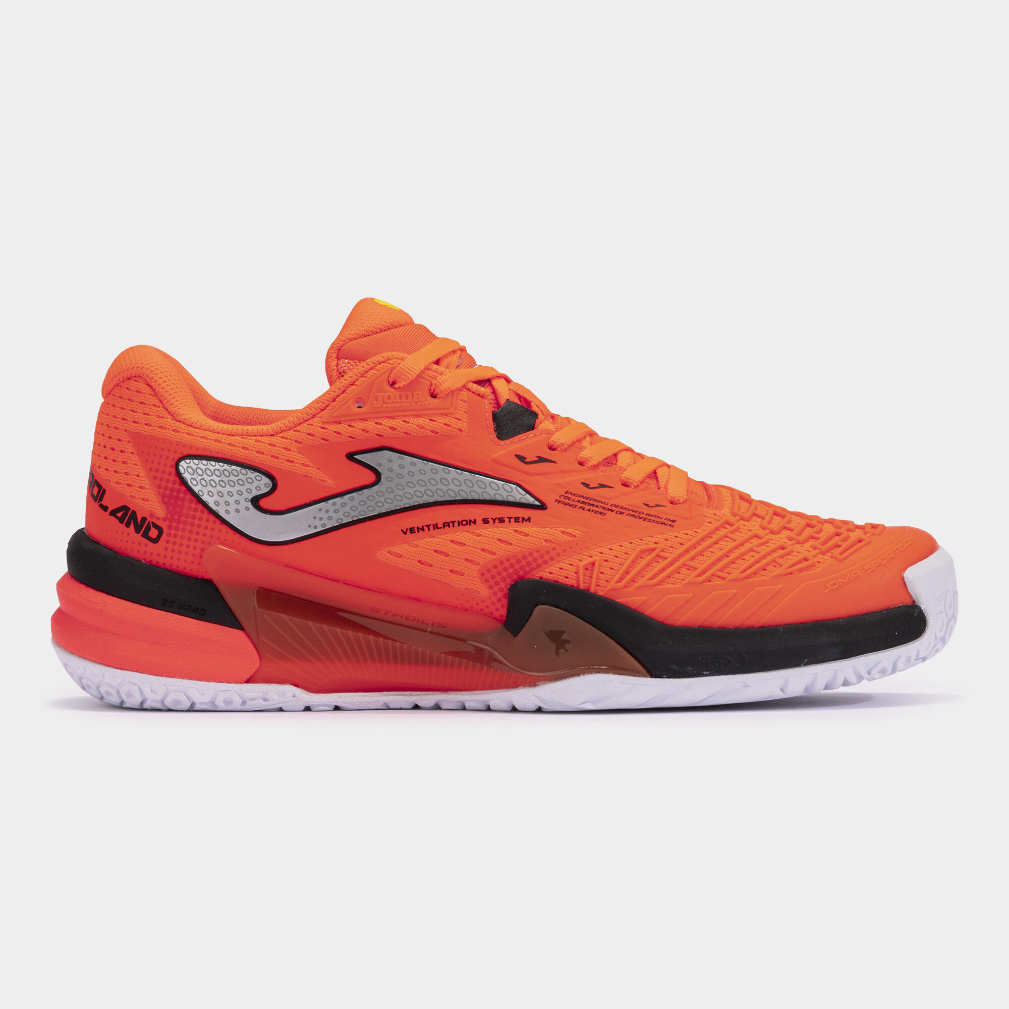 Zapatillas T.Roland 24 pista dura hombre naranja