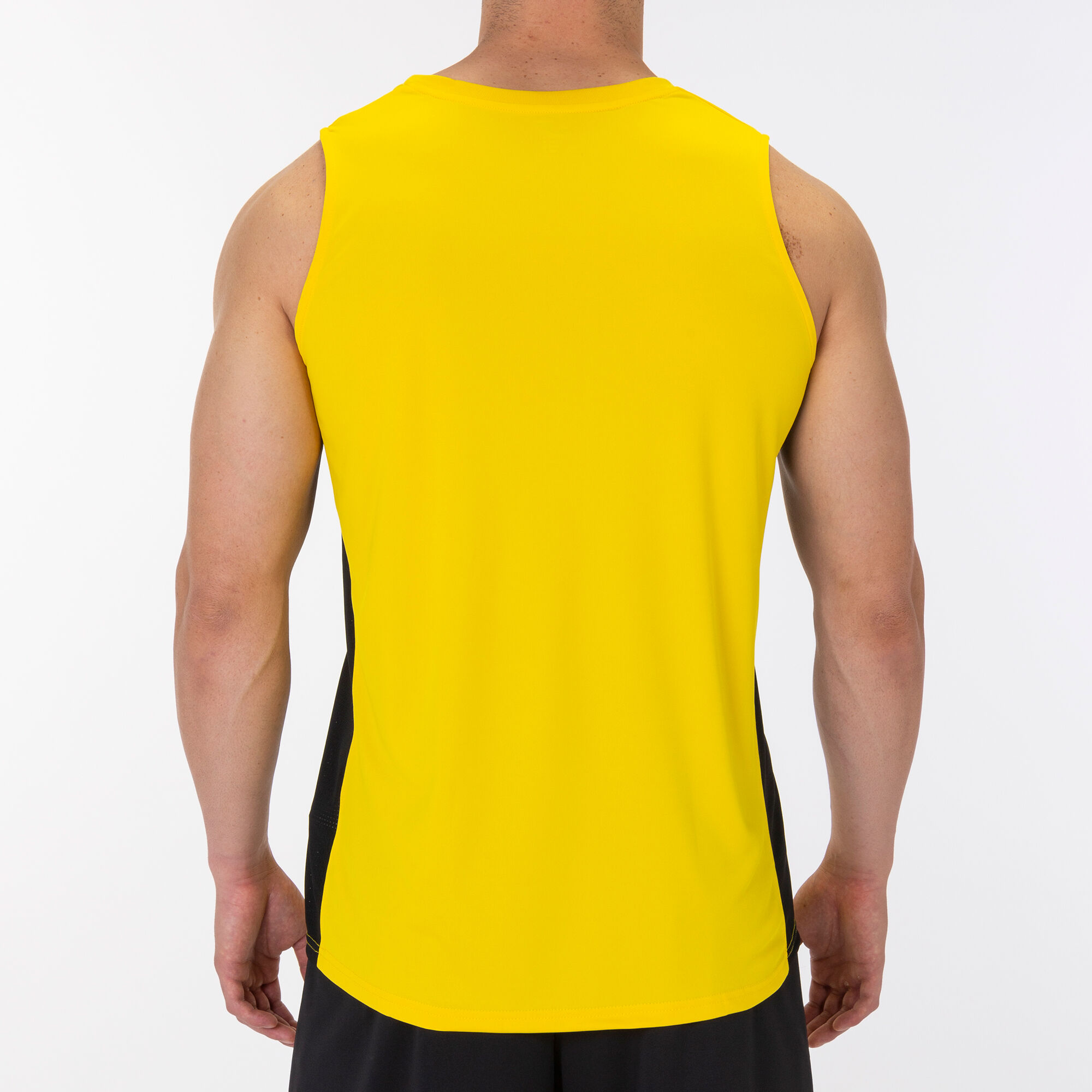 Camiseta sin mangas hombre Cancha III amarillo negro