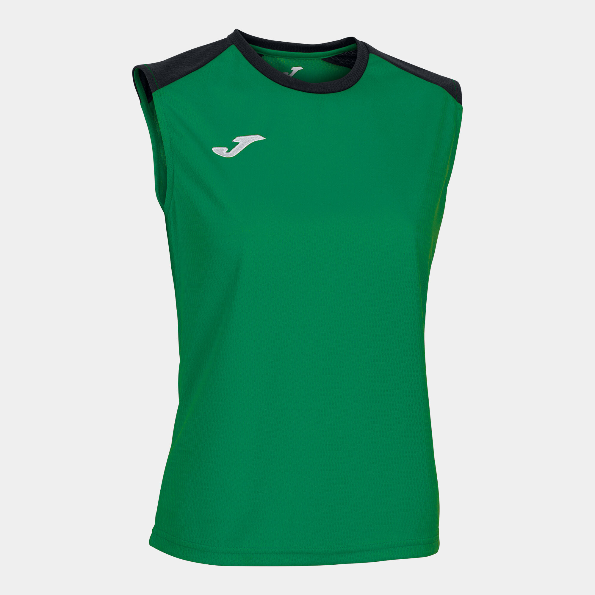 Camiseta tirantes mujer Eco Championship verde negro