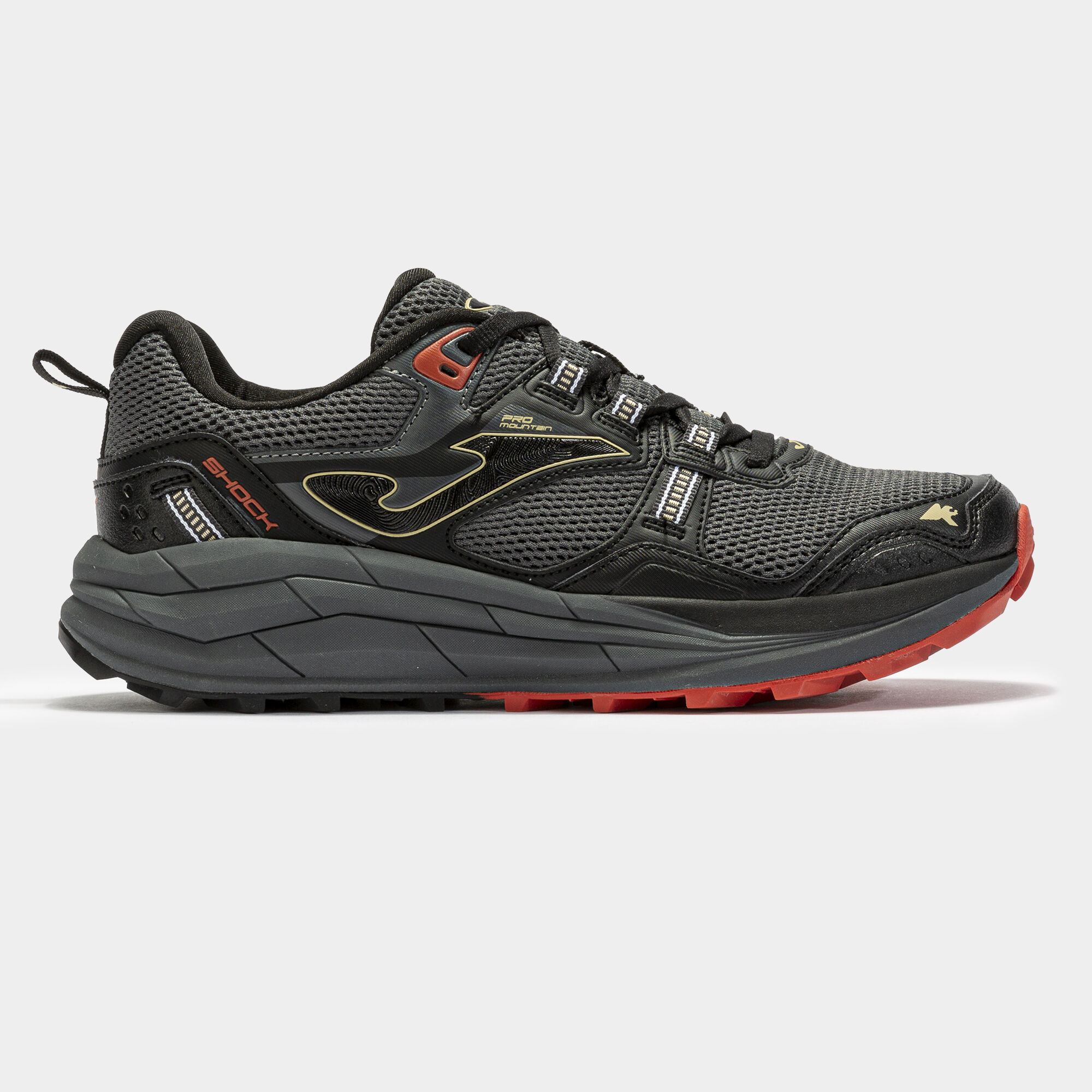 Zapatillas trail Shock Men 24 hombre negro rojo