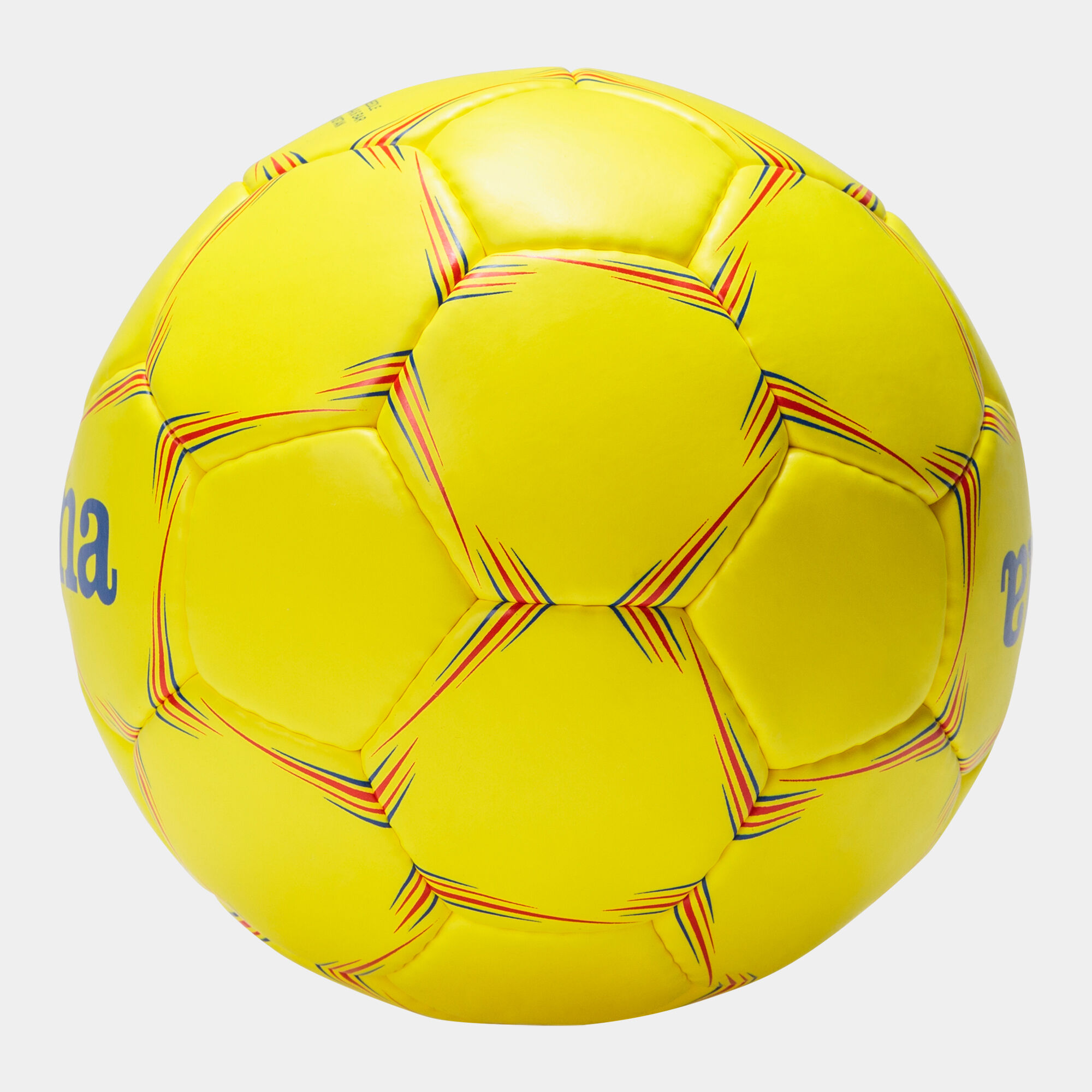 Balón balonmano U-Grip amarillo rojo