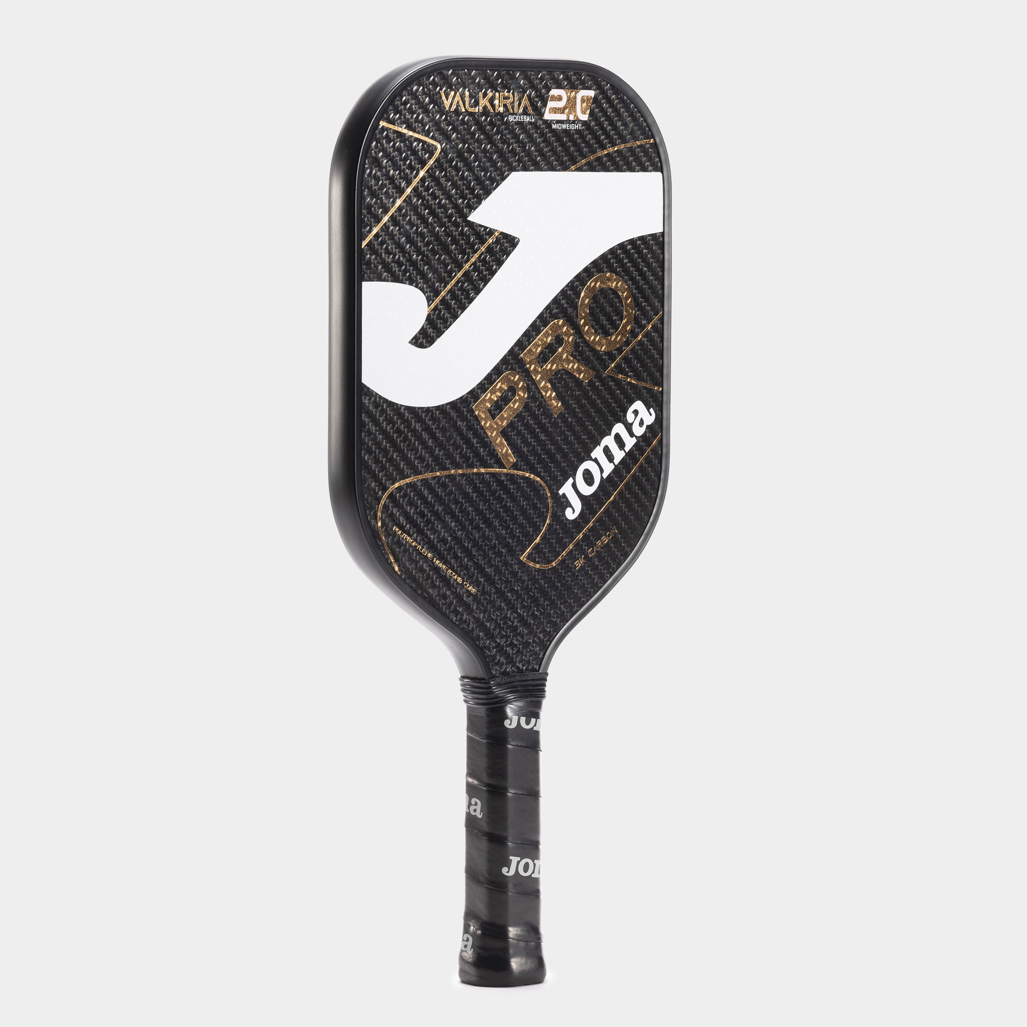 Pala de pickleball Valkiria 2.0 negro oro