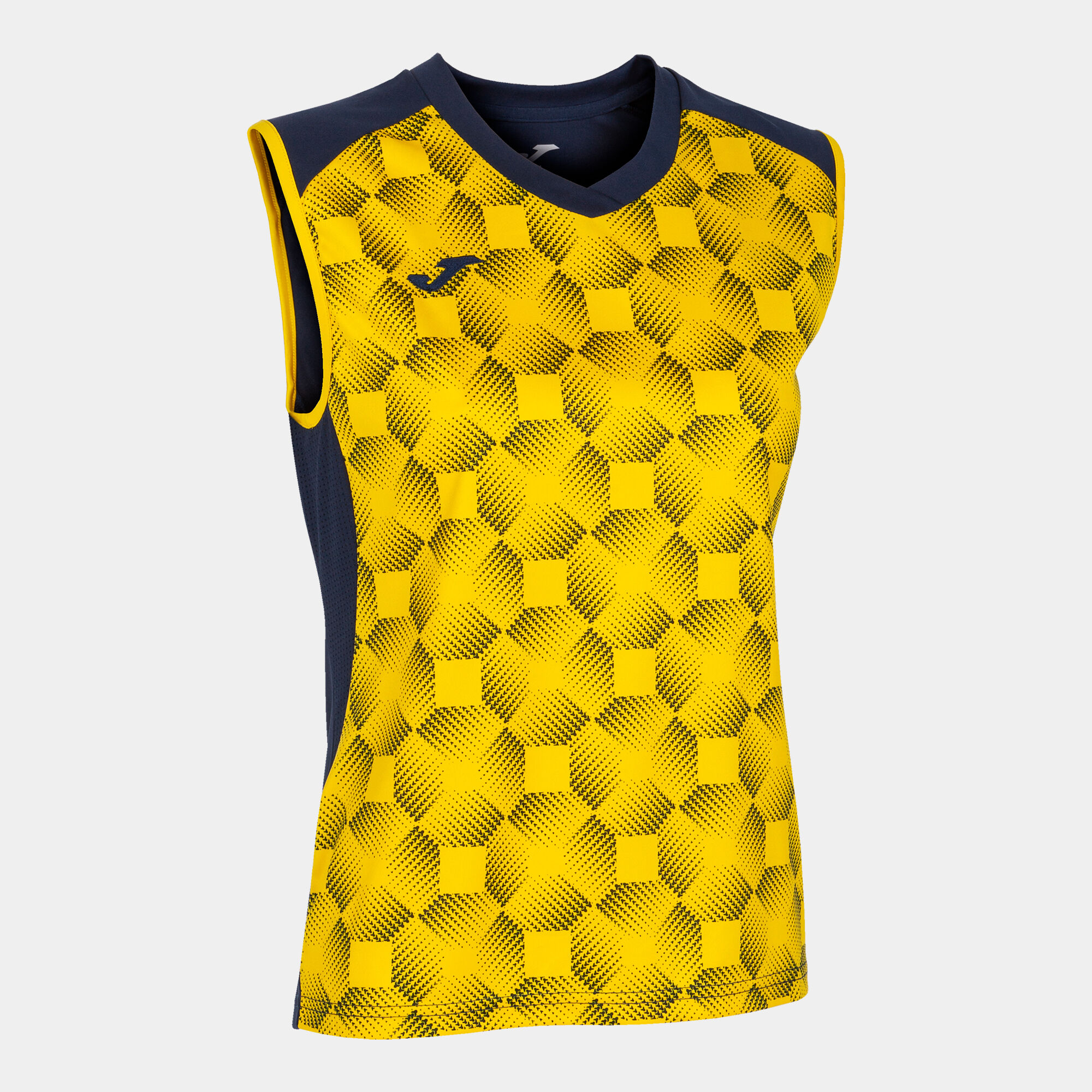 Camiseta sin mangas mujer Supernova III marino amarillo