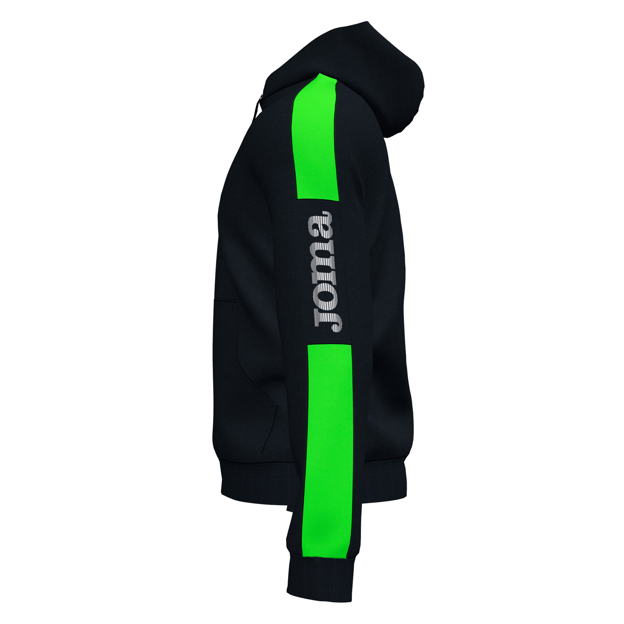 Sudadera con capucha hombre Championship IV negro verde flúor