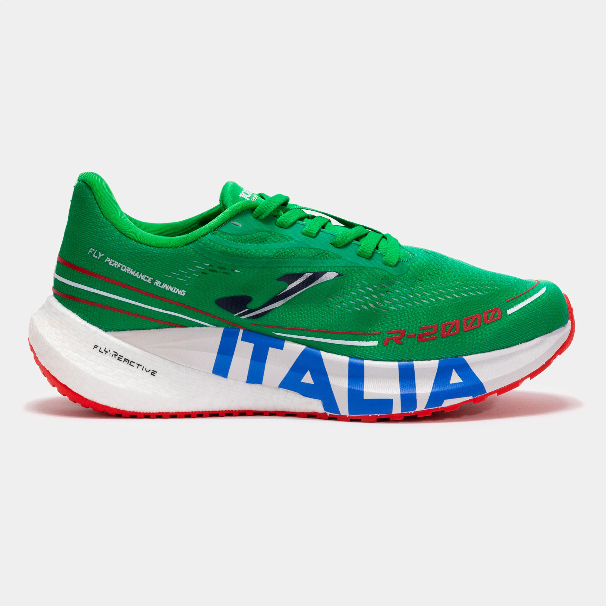 Zapatillas running R.2000 Italia 24 unisex verde rojo
