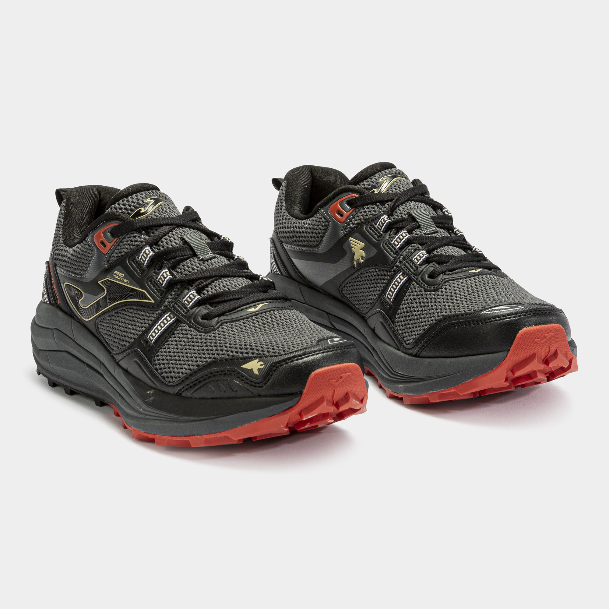 Zapatillas trail Shock Men 24 hombre negro rojo