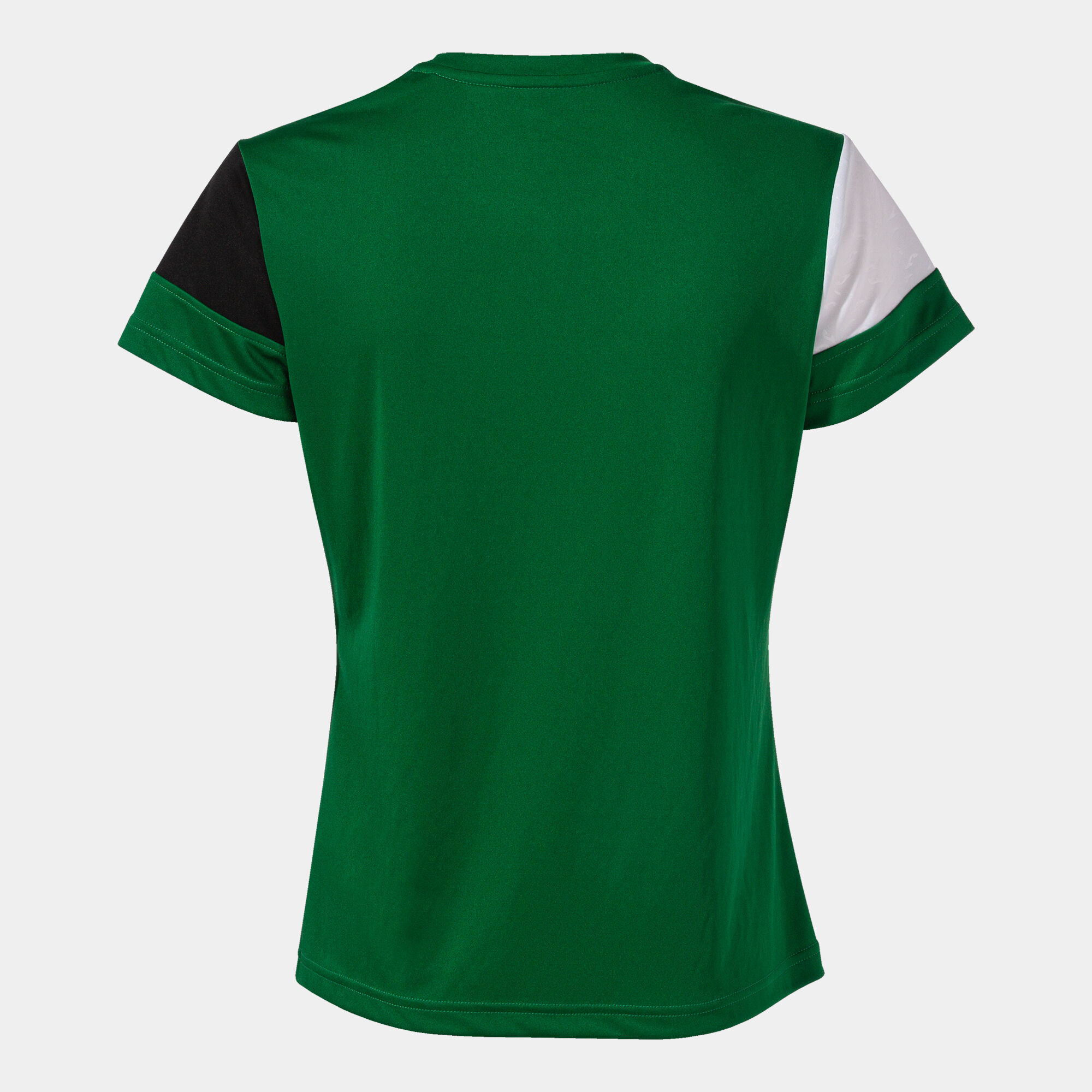 Camiseta manga corta mujer Crew V verde negro blanco