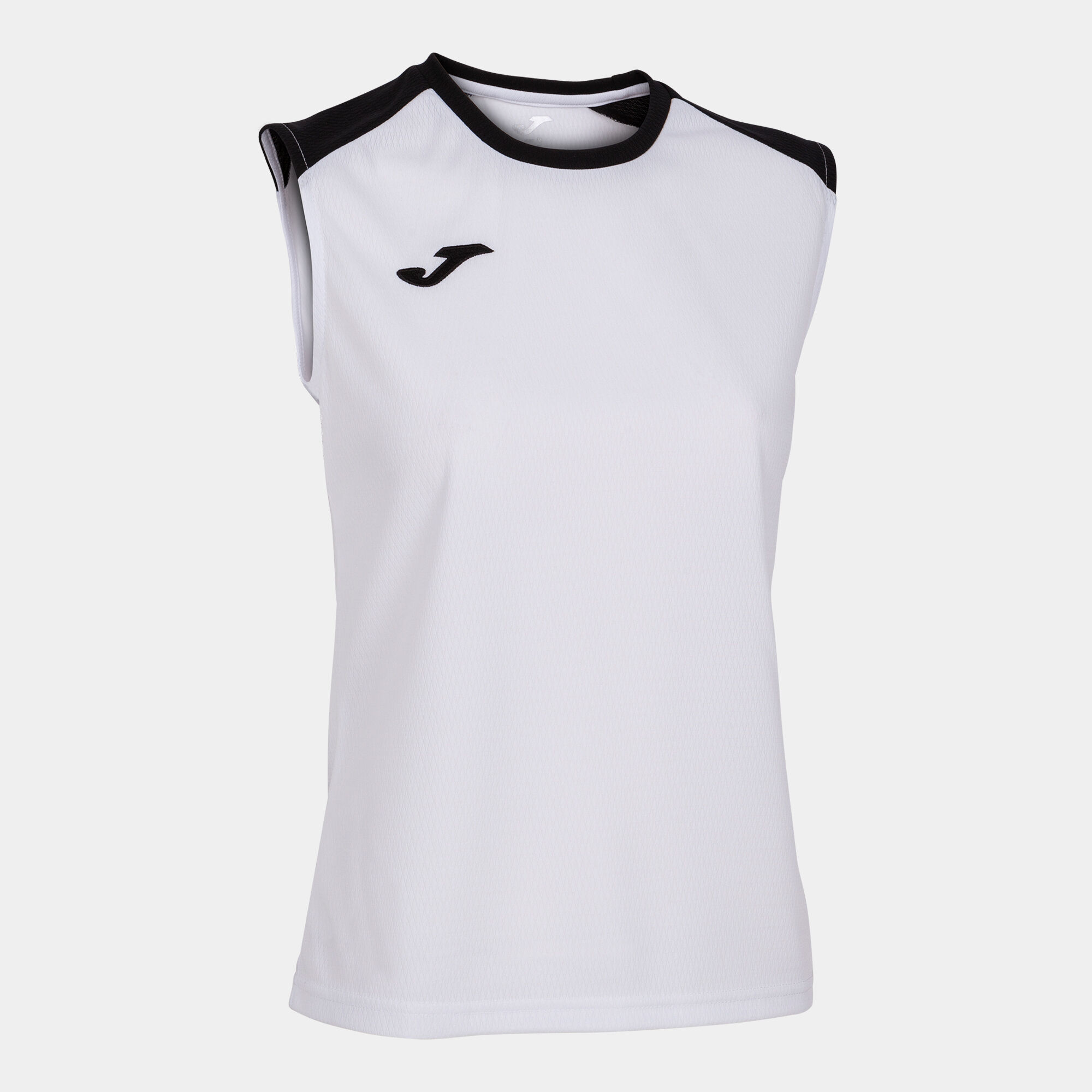 Camiseta tirantes mujer Eco Championship blanco negro