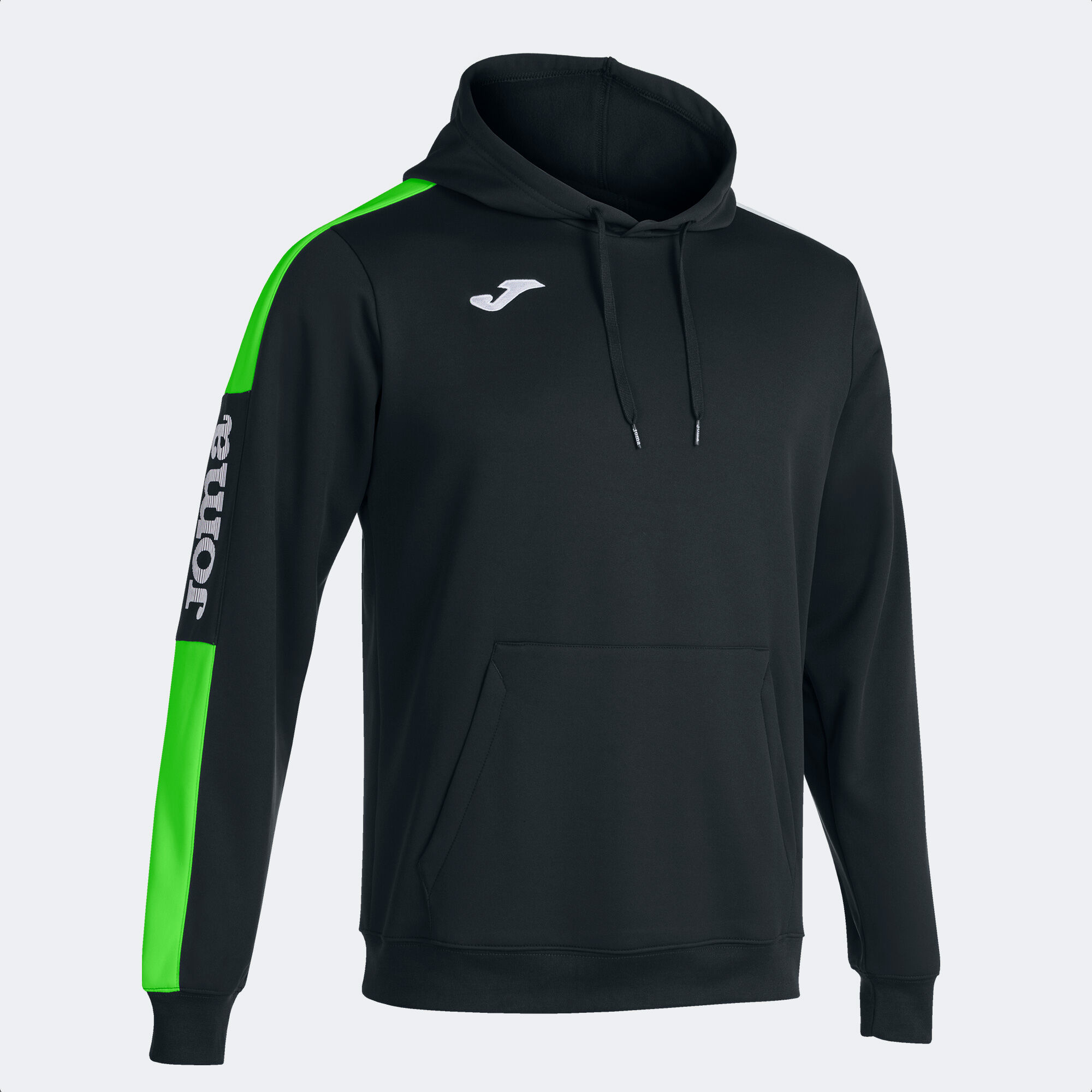 Sudadera con capucha hombre Championship IV negro verde flúor