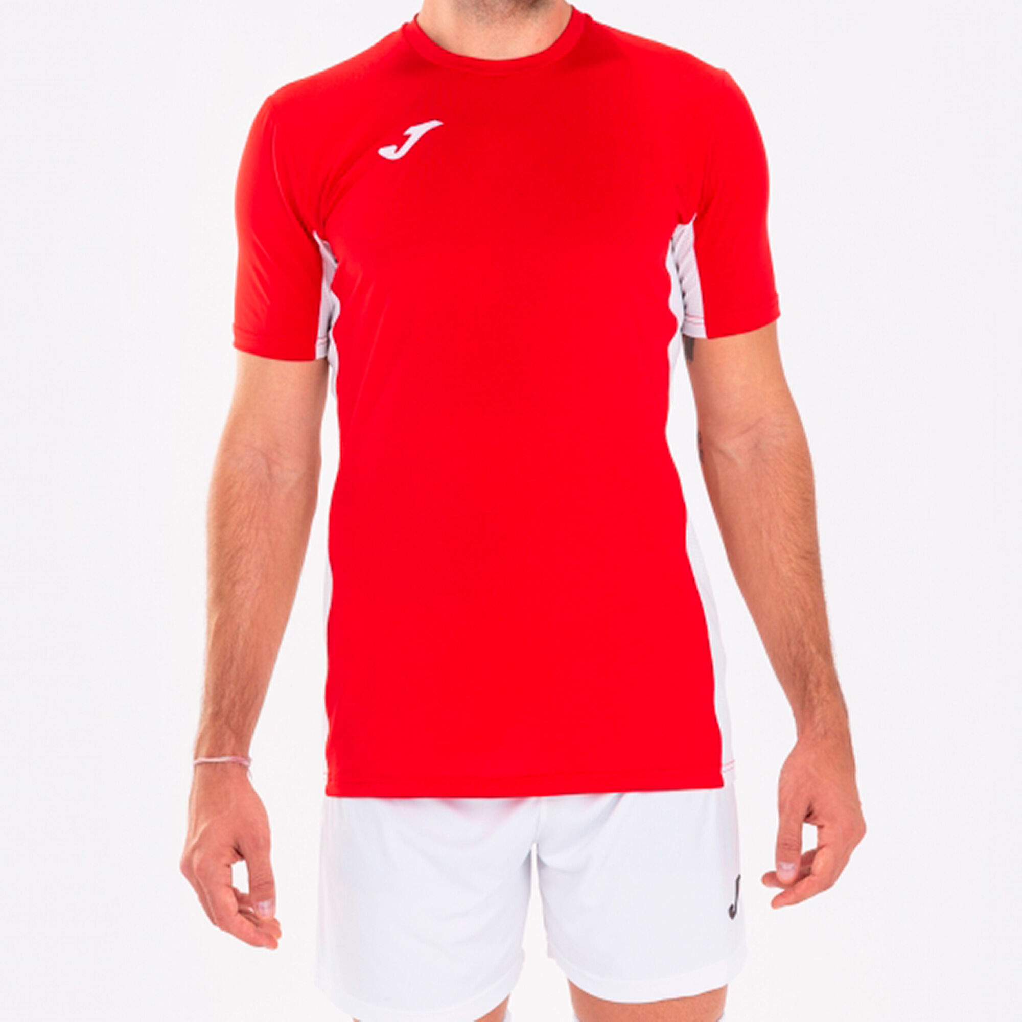 Camiseta manga corta hombre Superliga rojo blanco