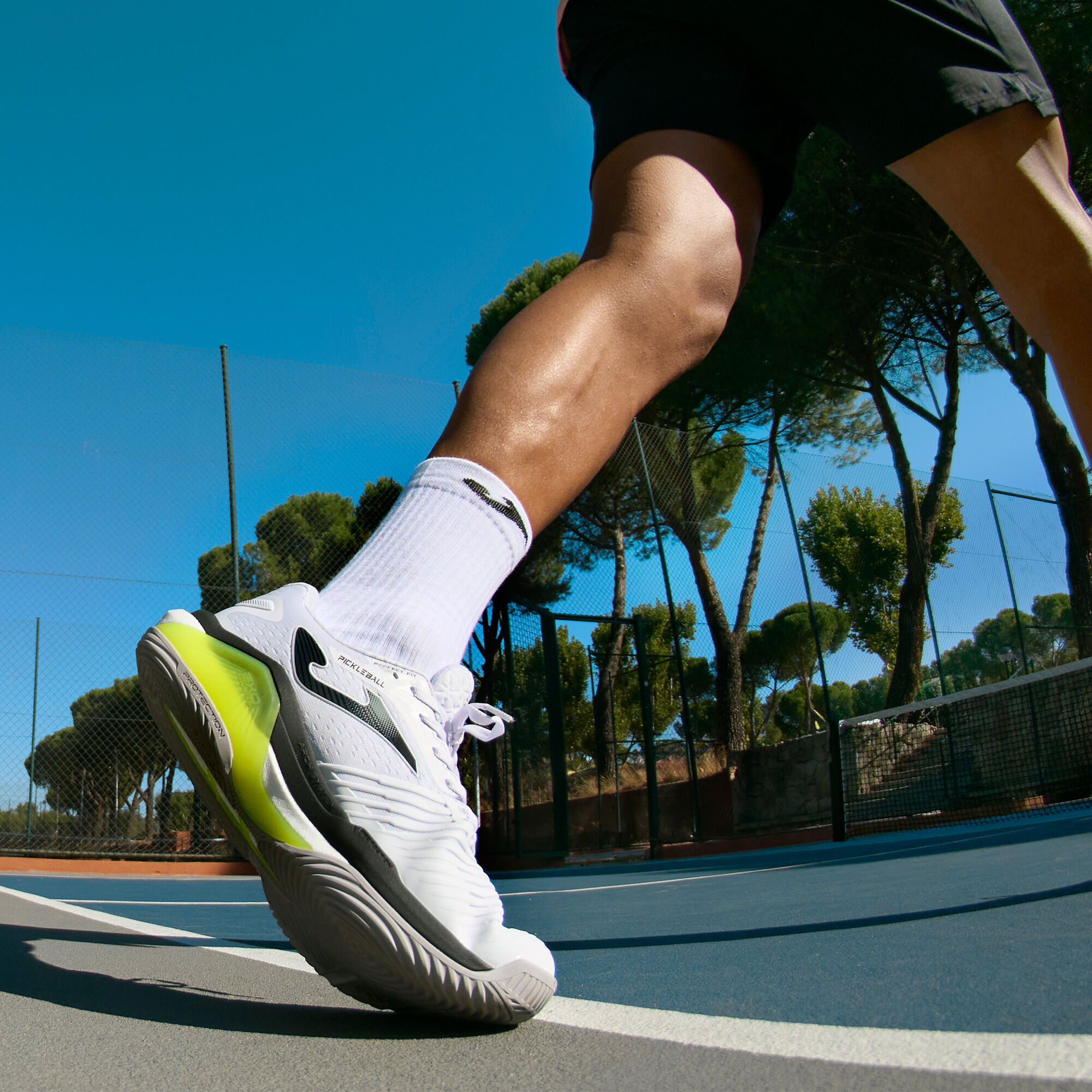 Zapatillas pickleball Picklet 24 hombre blanco