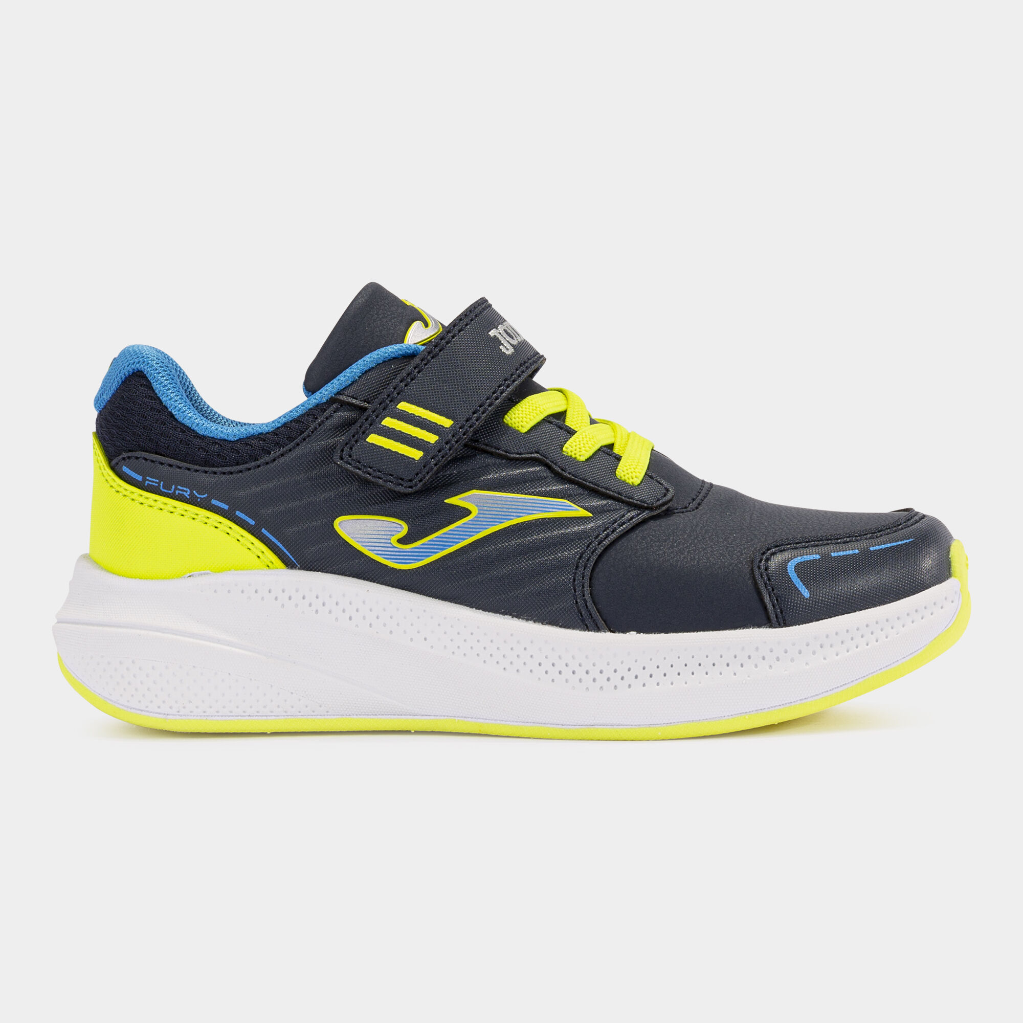 Zapatillas casual Fury Jr 24 junior marino amarillo