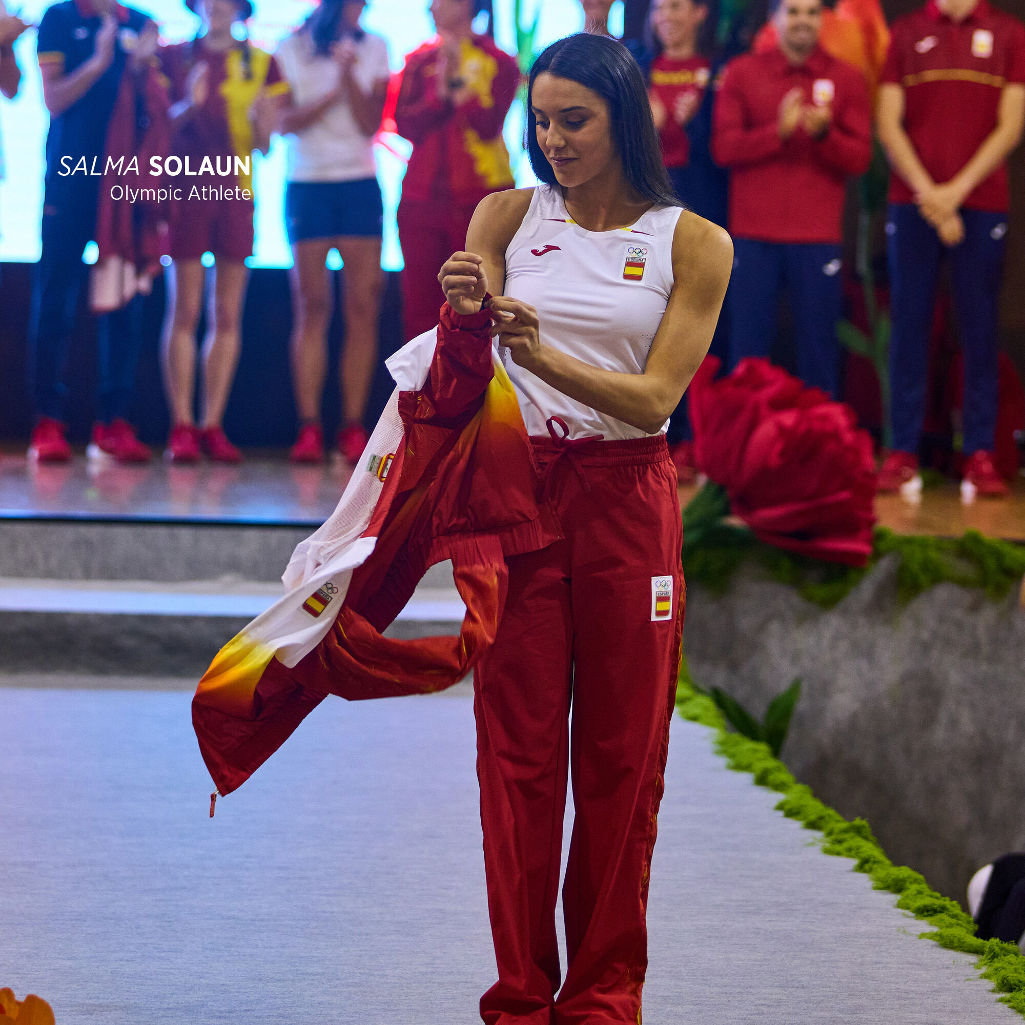Camiseta tirantes podium Comité Olímpico Español mujer