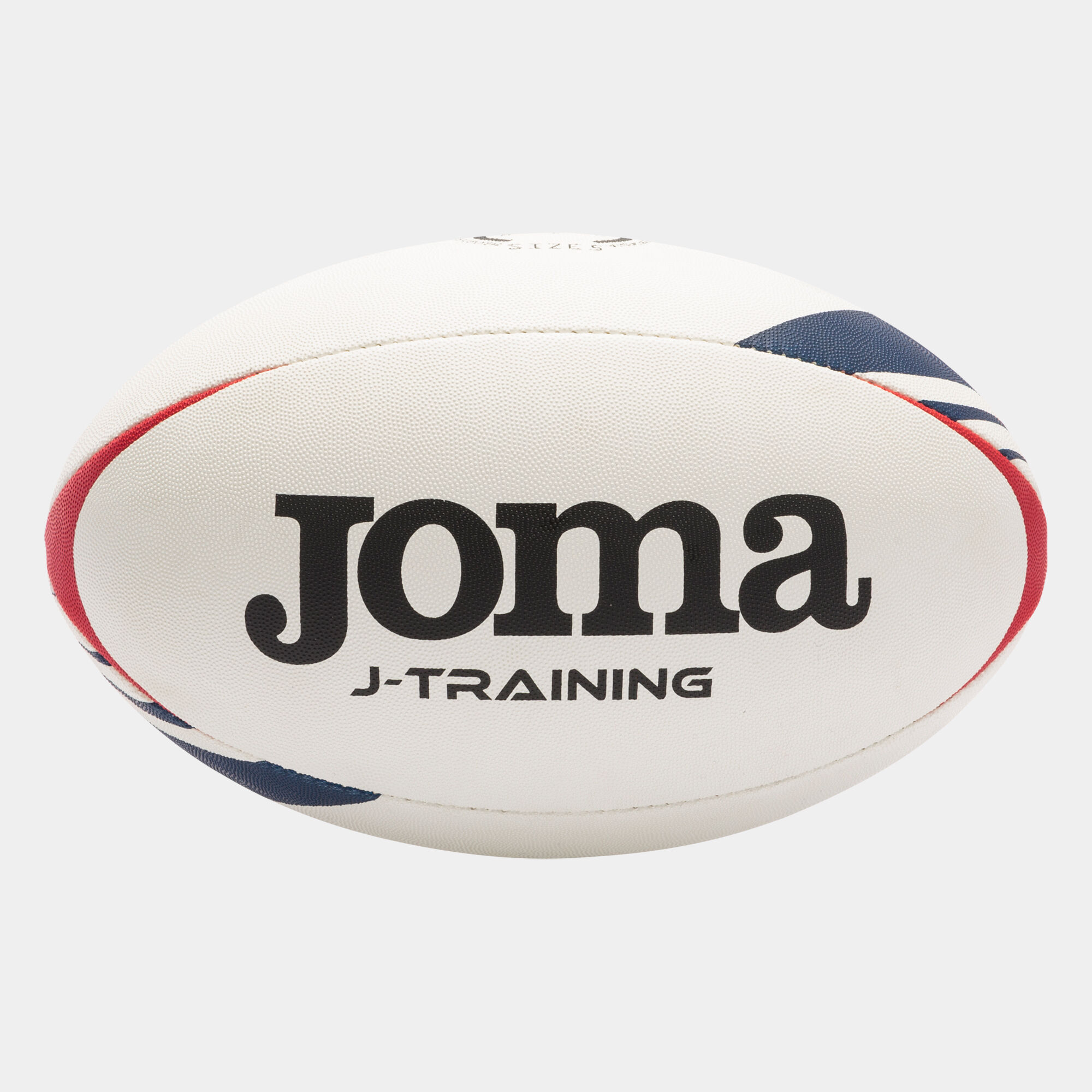 Balón rugby J-Training blanco rojo marino