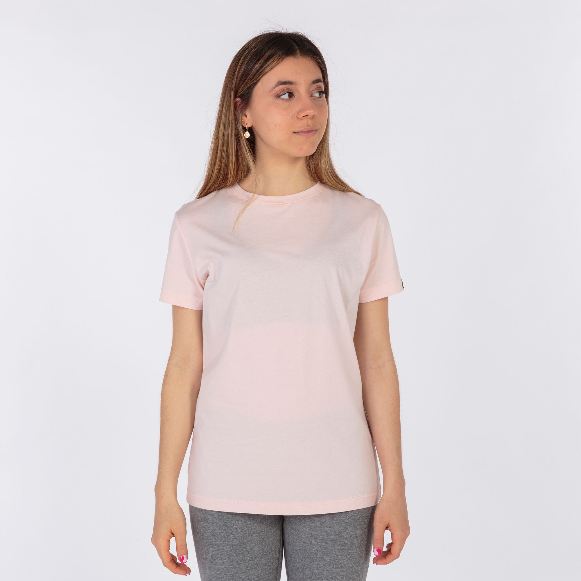 Camiseta manga corta mujer Desert rosa claro